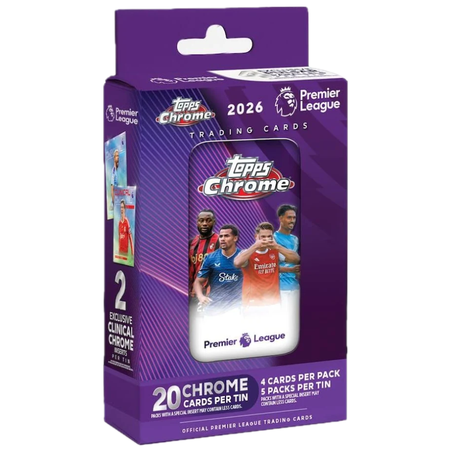 Topps Chrome Premier League 2026 TIN Box