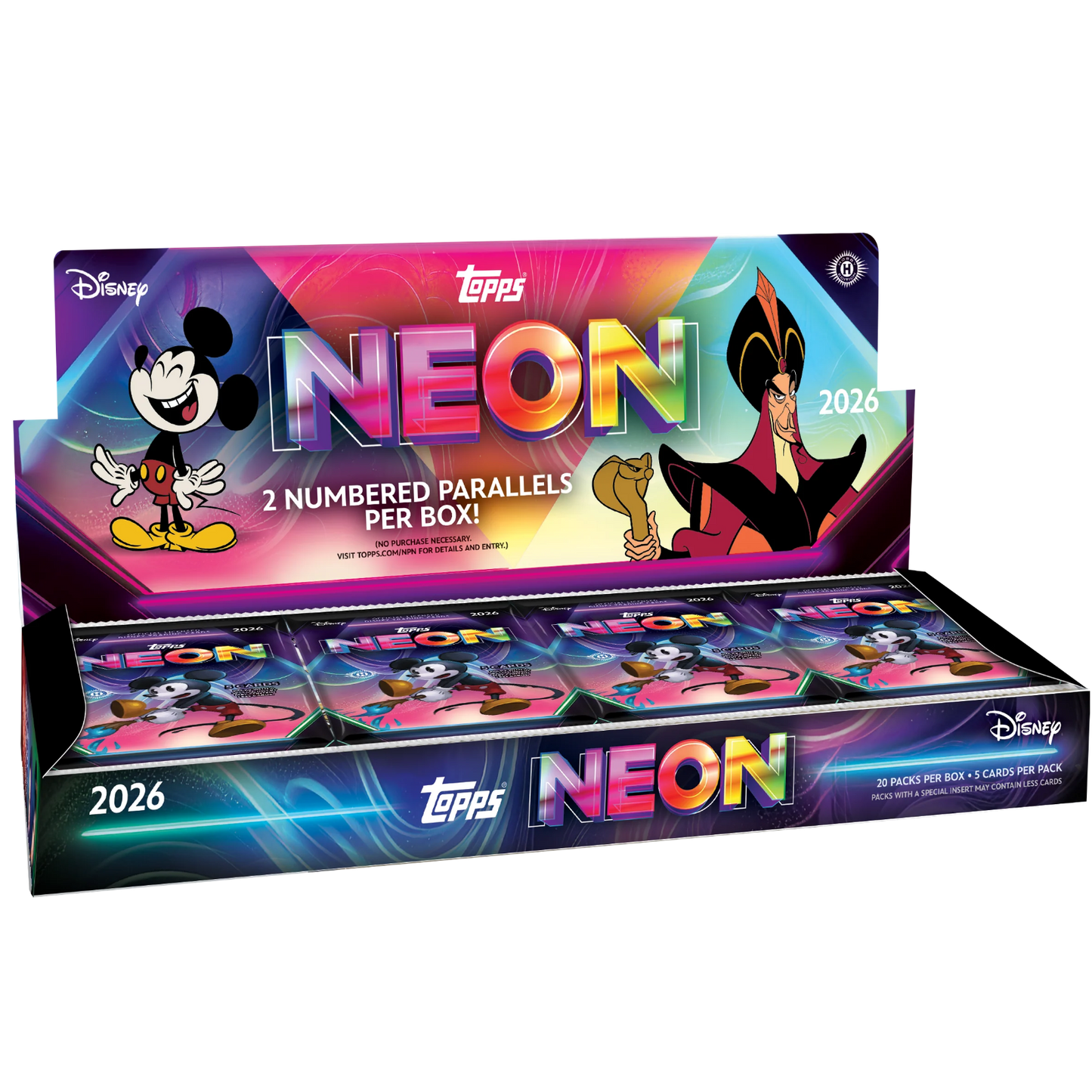 2026 Topps Disney Neon - Hobby Box